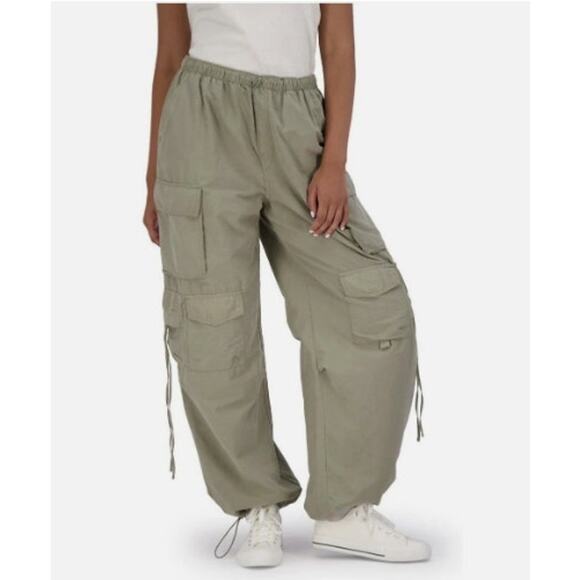 New NWT Aeropostale Parachute Cargo Pants Light Green Size XL - Picture 1 of 13